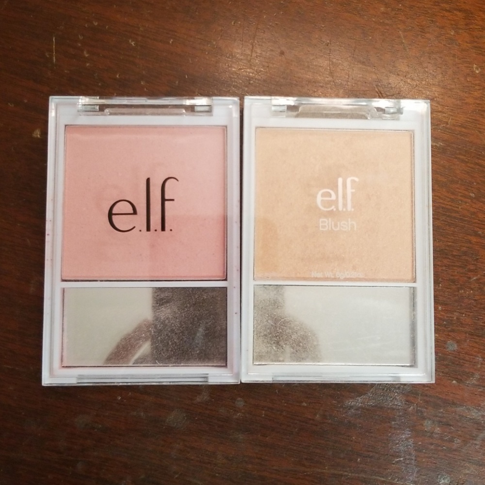 E.l.f blush and blush/highlight